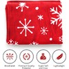 Christmas Throw Blanket Snowflake for Sofa Couch Stylish Warm Winter