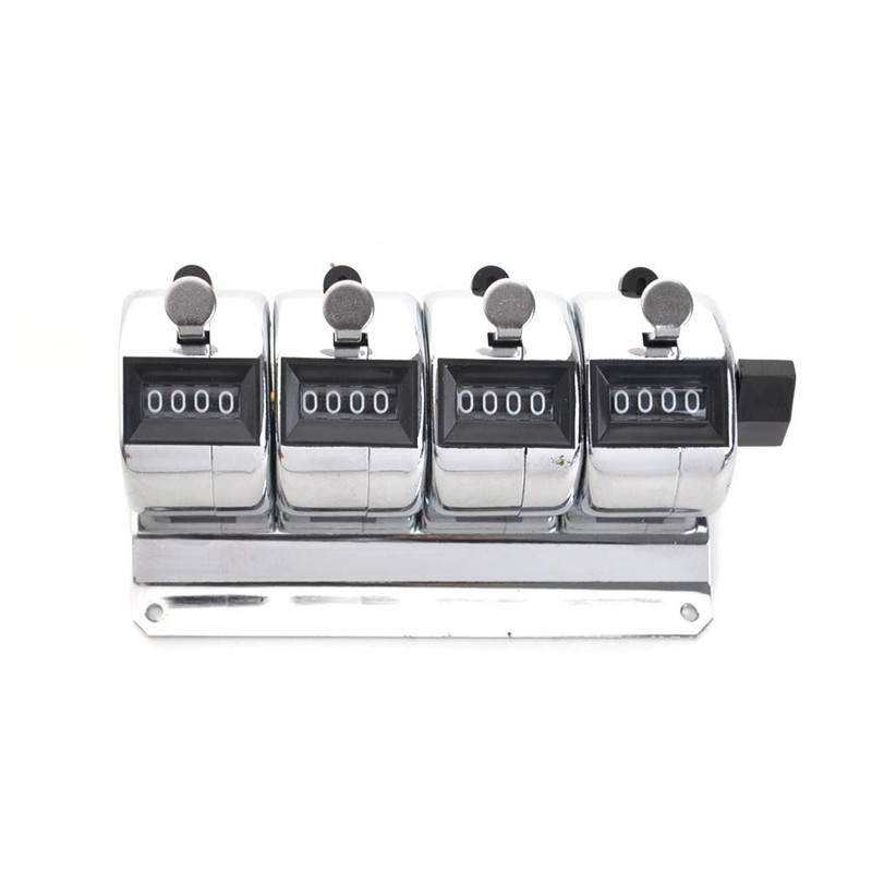 TOPTIE 4-Unit Desktop Tally Counter, Counter Clicker with Base, for