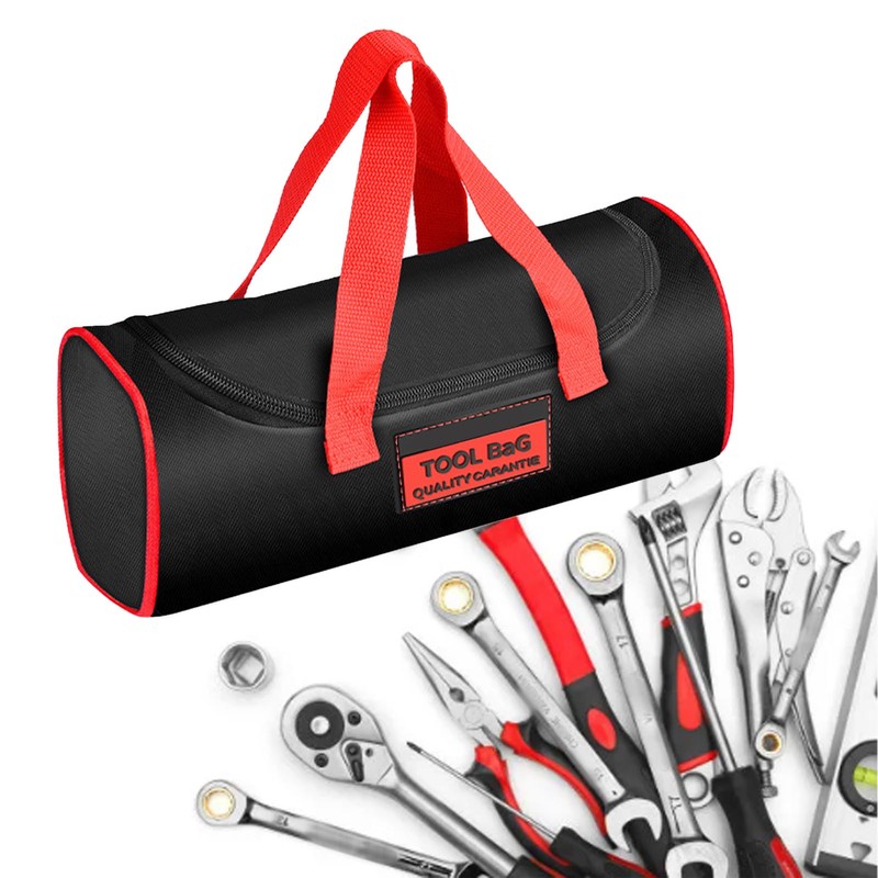 Tool Bag Canvas Multi Compartments Wear Resistant Strong Handle Portable