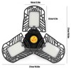 E27/E26/B22 LED Folding Garage Light 60W Radar Light Sensation Deformable