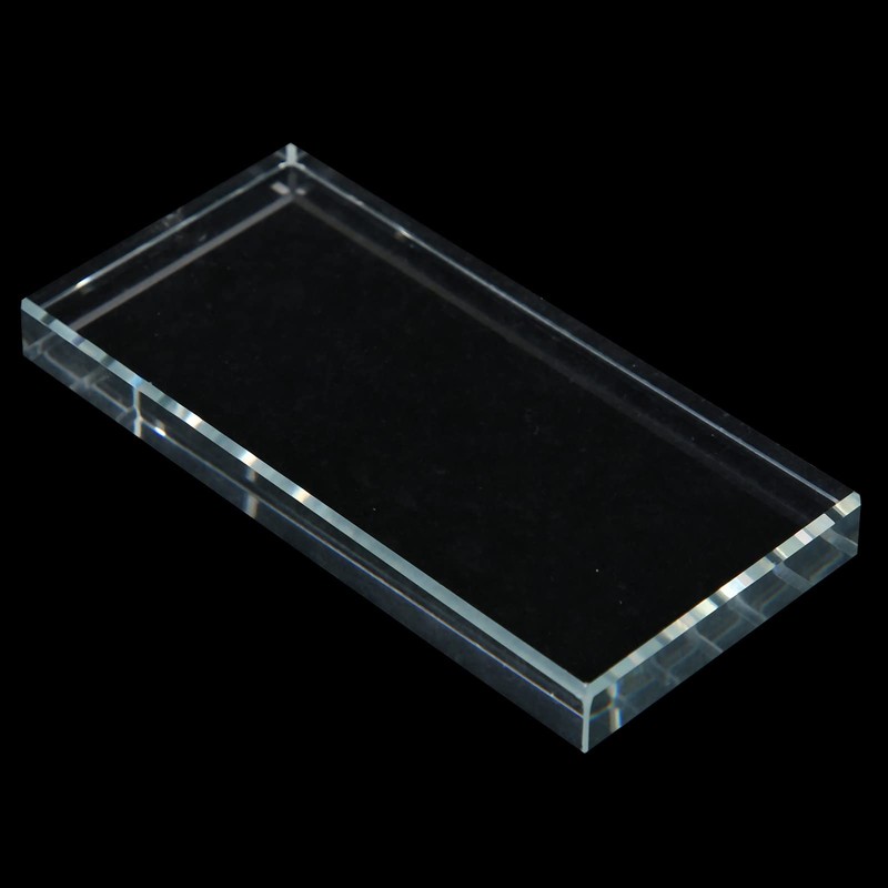 Glass Rectangle Nail Art Palettes, Manicure Colour Mixing Mixing DIY