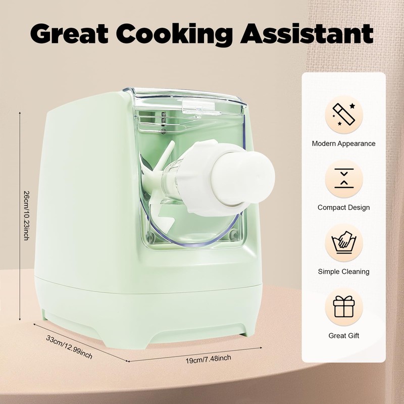 Electric Pasta Maker, 260W Noodle Maker Machine with 13 Molds