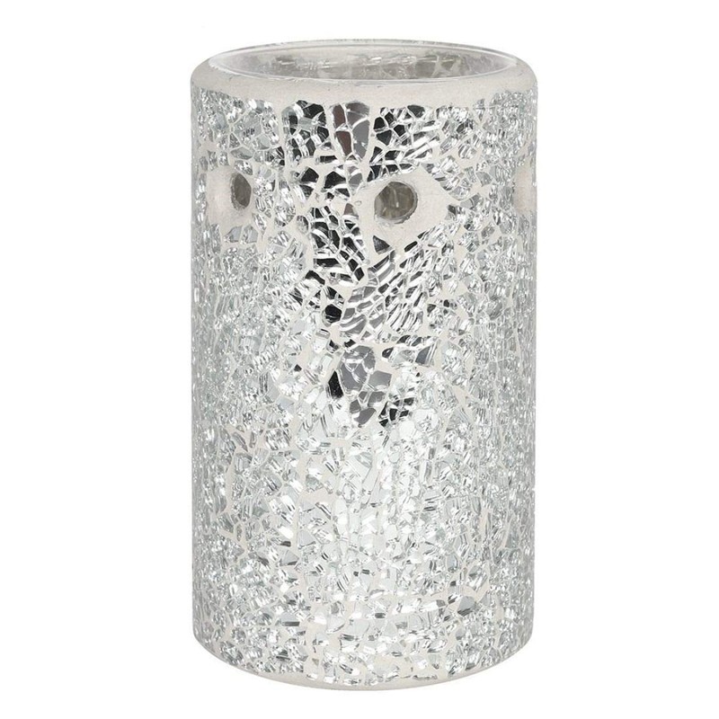 something different Silver Pillar Crackle Burner