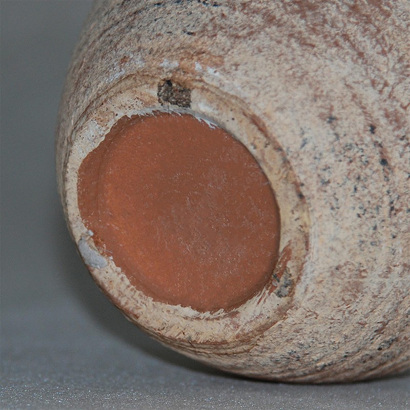 Ceramic Flower Vase with Vintage Handles，Farmhouse Rustic, 6-inch vase