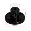 Aopin Rigid Flange Coupling 3mm Inner Shaft for 3D Printer,