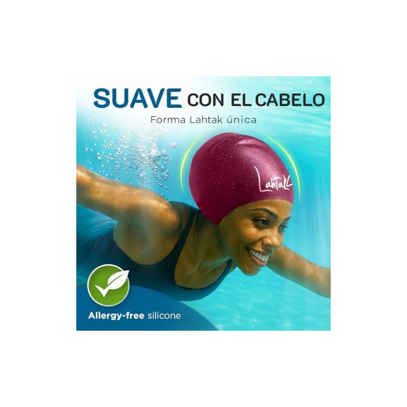 Gorros de Natación Grande para Pelo Largo - Gorro de