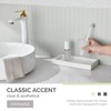 Bathroom Rinsing Cup, Angle Simple Frosted Glass Tumbler Cup, Toothbrush