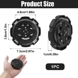 Yenblow Universal Gas Fuel Tank Cap Compatible with Predator 212cc Honda GX160 GX200 Baja Warrior MB165 MB200 Coleman CT200U Doodlebug DB30 Hammerhead Mini Bikes Go-Karts & Small Engines