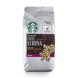 Starbucks Caffè Verona Dark Roast Whole Bean Coffee, 12-Ounce Bag