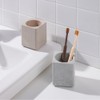JAJU [JAJU] Diatomaceous Earth Square Multi-purpose Holder Gray