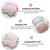 IWOWHERO 3Pcs Travel Blindfold Two Sided Breathable Silk Sleeping Mask