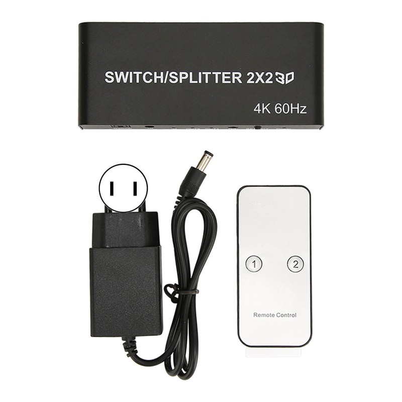 HD Multimedia Interface Switcher 2 in 2 Out 4K HD