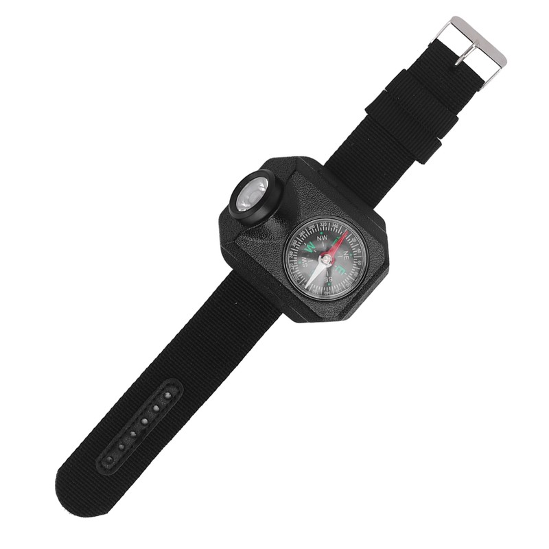 Wrist Flashlight Waterproof Rechargeable 5 Modes Watch Flashlight with Compass