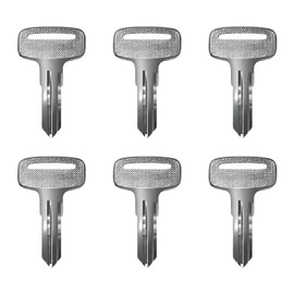6PCS 4010321 Ignition Keys，Blank Keys for Polaris Wheeler ATV Ranger RZR Snowmobile Fits Key Code 22 23 27 28 Series