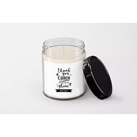 SpreadPassion Swim Coach Candle - Soy Wax Candle - Hand Poured Candle - 9 oz Vanilla
