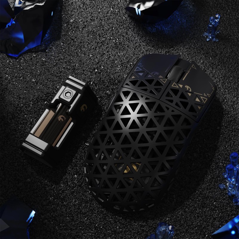 MAMBASNAKE M5 Ultra Carbon Fiber Wireless Gaming Mouse Ultra Light