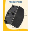 Front Footboard, Rubber Insert Rider Footboard Floorboard Foot Peg Footrest