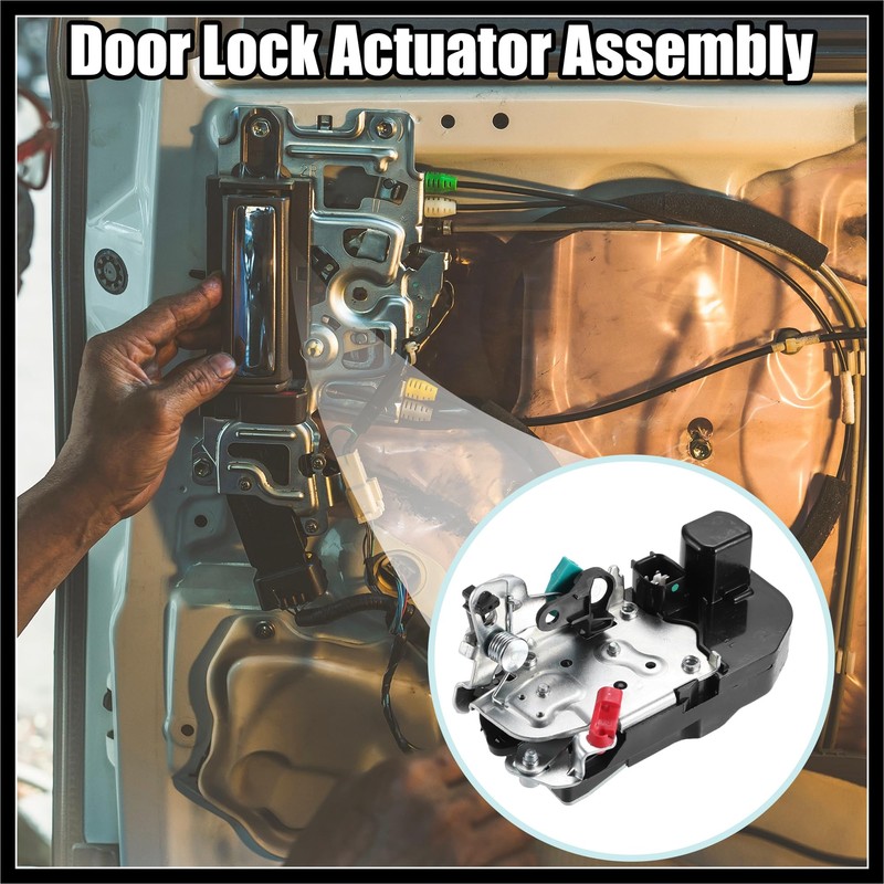 Hihaha Rear Left Door Latch Lock Actuator Replacement Fit for