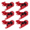 6Pcs Circuit Breaker Lockout Bundle Grip Style Standard Lock Tag