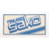 Custom Shop Inc. Sako Finland Counter Mat. Blue And White