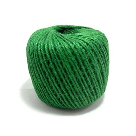 eMKay® Green Garden Jute Twine 3 Ply - PACK OF 1 150m Balls of Garden Twine Garden String for Arts Crafts Gardening Wedding Décor Packing Christmas & Around the Home -TOTAL-150 METRE / 492 FEET APPROX