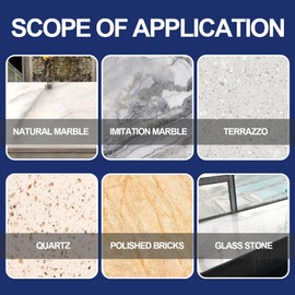 Granite & Marble Polishing Cream – Surface Repair Compound for Countertops, Showers & Floors – Scratch & Dullness Remover, Restores Shine on Quartz, Travertine & Natural Stone – 2.2LB