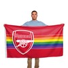 FOCO Arsenal FC Rainbow 5x3 Flag