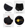 Lecieldusoir Plus Size Women's Swim Shorts High Waisted Swimwear Board