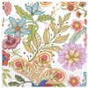 WRAPAHOLIC 25Pcs Floral Paper Napkins - 3-Ply Paisley Floral Disposable