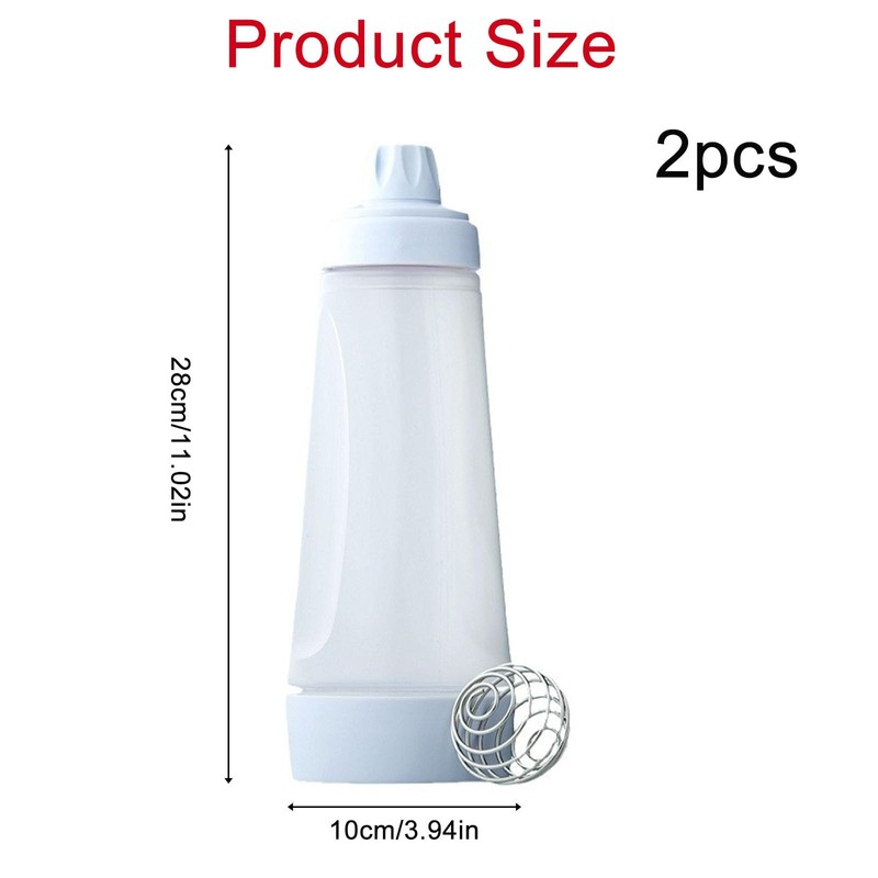 lbxtswpl Pancake Batter Dispenser, 2PCS Hand Batter Dispenser, Batter Mixer