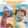 Funní Día 2-in 1 Children Swimming Goggles and Polarized Sunglasses,