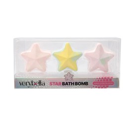 Very Bella Star Bath Bombs – Set of 3 Fizzy Bath Bombs for Kids Aged 6+ – Colourful, Star-Shaped Soaks for Fun & Relaxing Bath Time – Gentle, Kid-Friendly Formula – Great Gift or Pamper Treat