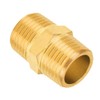 FloFlex Brass Fittings, 9pcs Hex Nipple Kit, 1/8", 1/4", 3/8",