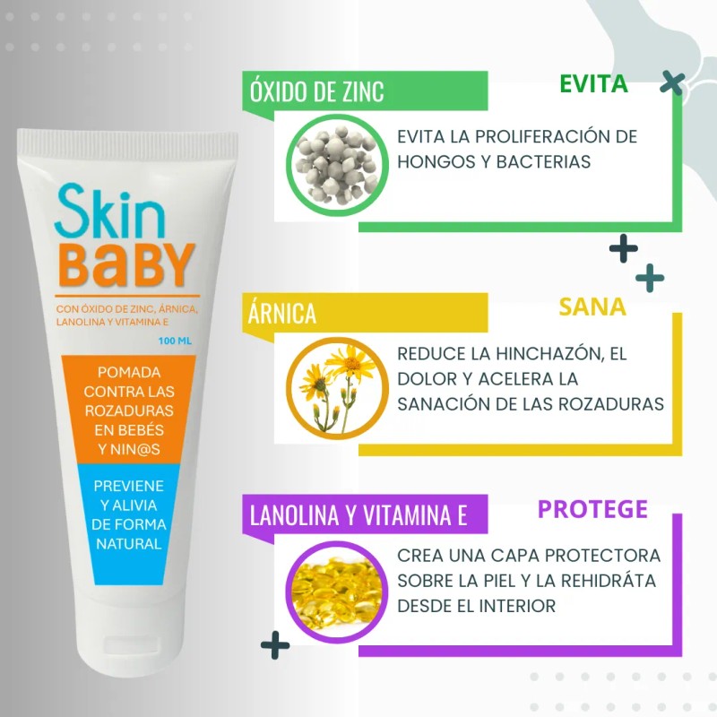 Skin Baby Pomada Rozaduras Bebés Hipoalergénica 400 Ml