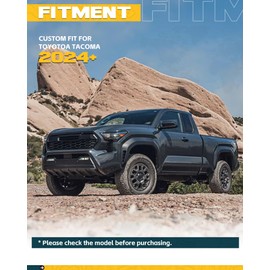 Trumgeta Truck Bed Channel Supports & Stiffeners Fit for Toyota Tacoma 2024 2025 Truck Bed Bracket Accessories