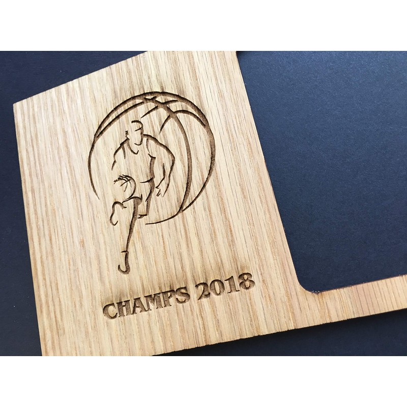 Basketball Picture Frame - 5x7 Frame Holds 3x4 Photo