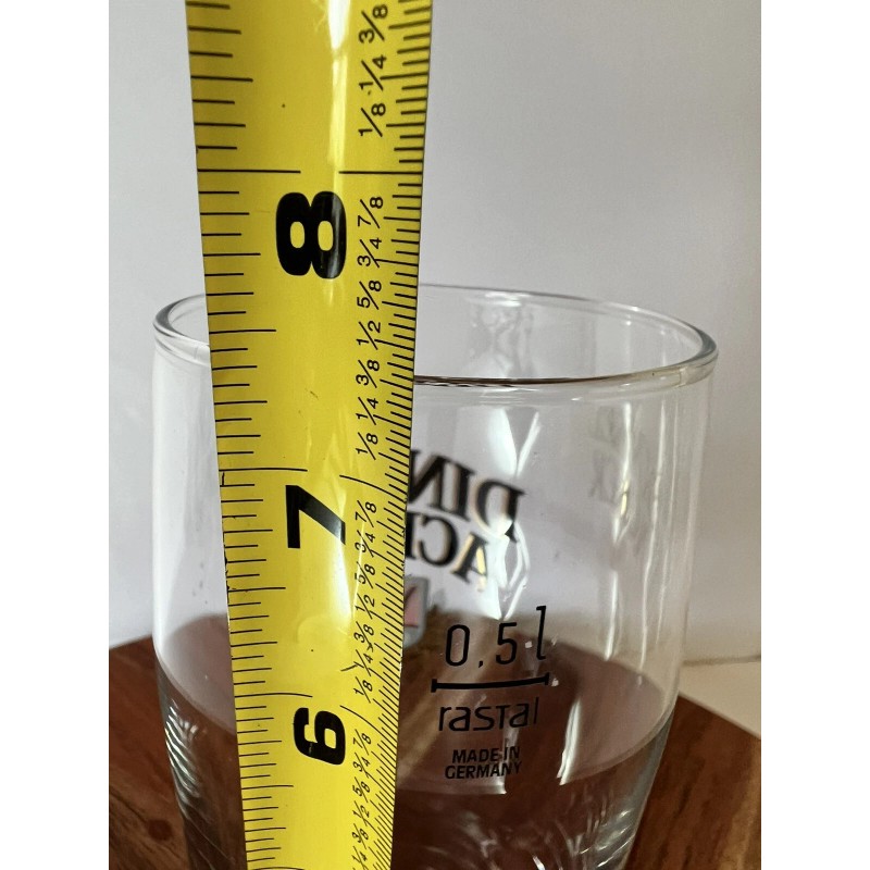 Dinkelacker Dinkel Acker Stuttgart Germany Pint Beer Glass .5L