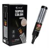 Vaga 6 Marcador Jumbo Aceite Negro Para Letreros Secado Rapido