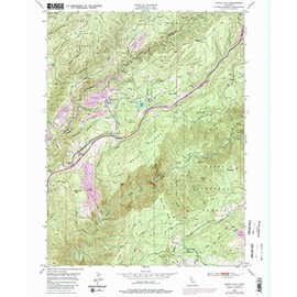 YellowMaps Dutch Flat CA topo map, 1:24000 Scale, 7.5 X 7.5 Minute, Historical, 1950, Updated 1980, 26.7 x 22 in - Paper
