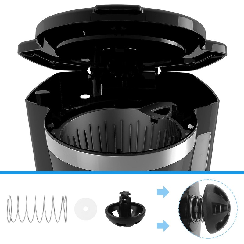 Coffee Machine Brewing Basket Bottom Spring Loaded Stopper Kits Fits