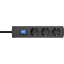 Kopp Universal Plus Power Strip, black, 232505009