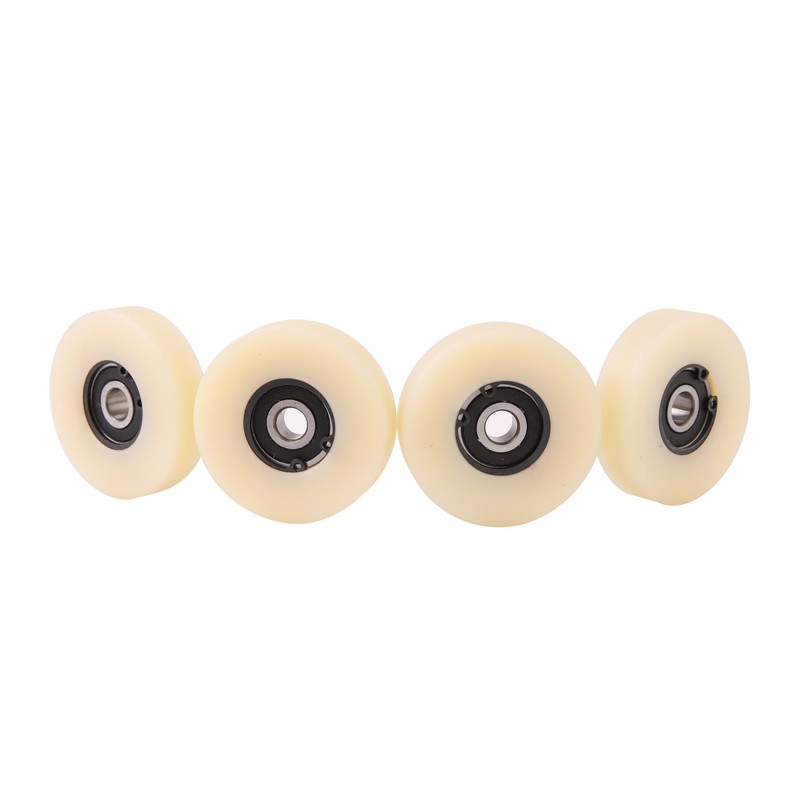 Smart Machines x 50 mm diameter milled nylon wheels made
