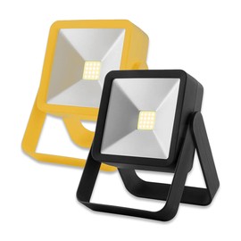 AlltroLite Stance 2-Pack Magnetic LED Work Light | 200 lumens Outdoor LED Flood Light with Swivel 360° Adjustable Stand & Magnetic Base | Working Lights for Car Repair, Workshop, Home