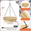 Ceoighe Large Heated Bird Bath for Winter Outdoors, 6.3L Hanging