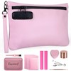 BOYISTARG PU Large Storage Organization Bag with 8 Small Items,