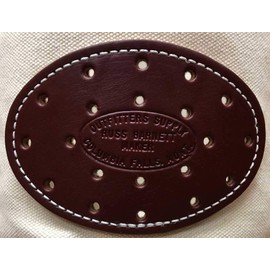 Classic Canvas & Leather Horse or Mule Feedbag, Handmade in Montana USA Leather, Adjustable Strap, Solid Leather Bottom with Leather Side Ventilation