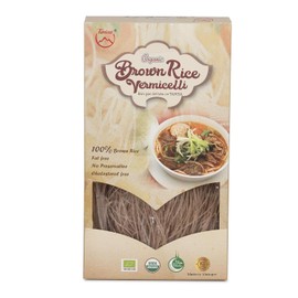 Organic Brown Rice Vermicelli Noodles by TANISA | Whole Grain, Gluten Free – Pho, Pad Thai, Bun Bo Hue & Spring Rolls – Vegan, No Preservatives – Vietnamese, 7 oz