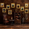 10 Pcs Miniature Accessories of Magic Frames Tiny Scary Photo