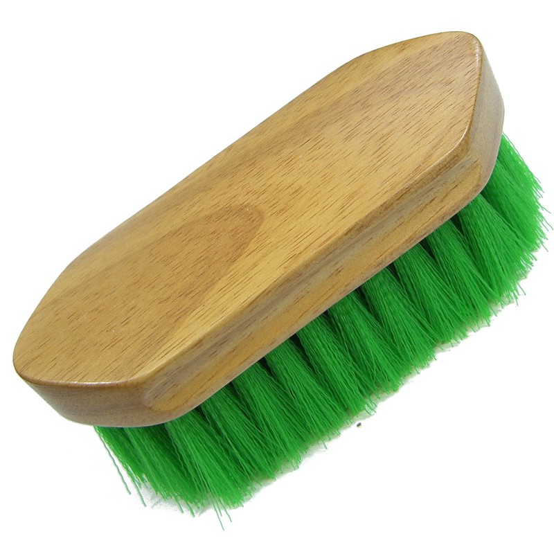 Intrepid International Horse Brush, 6-1/4" Pony Brush w/Wood Handle &