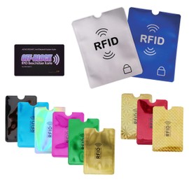 Off-Block RFID Mega Set 12-Piece Protective Cases and Blocker Card NFC Blocker EC Protection Case Latest Generation 2025 Protection Against Data Theft and Data Theft for Shielding Your Chip Cards